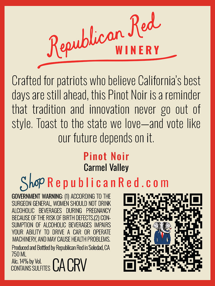 'California Republican' - Pinot Noir